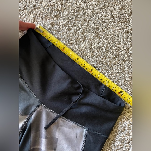 Under Armour Fly Fast Compression Black Multicolor Yoga Run Gym Tights Medium - Picture 7 of 9